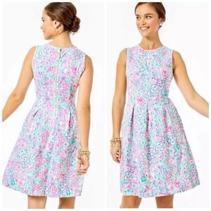 Lilly Pulitzer Kinsey Dress Resort Pink Love Bug S